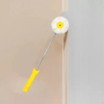 Угловой валик для покраски бытовых малярных принадлежностей Инструмент для гипсокартона жёлтый