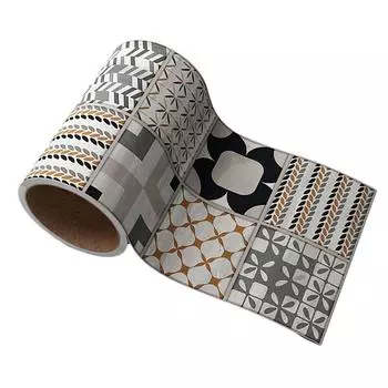 Угловые наклейки на стену для ванной комнаты из ПВХ с линией талии 8#