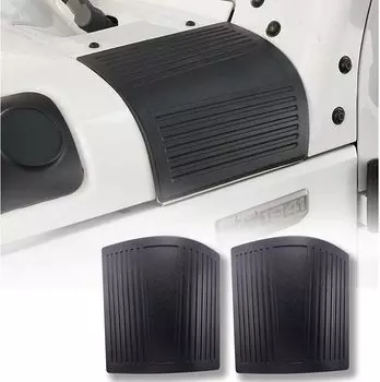 Угловые защитные накладки на кузов для Jeep Wrangler 2007-2018 JK JKU Unlimited Rubicon Sahara Cowl