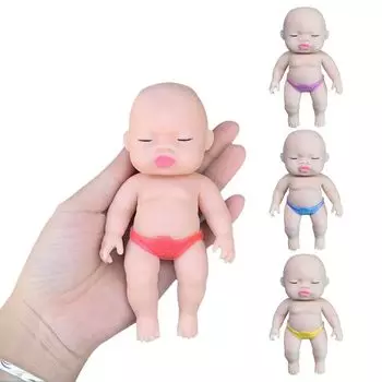 Ugly Babies Squishy Baby забавная кукла игрушка милая игрушка снятие стресса кукла офис декомпрессия освобождение разума прочная эластичная приятная на ощупь водонепроницаемая