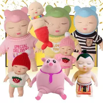 Ugly Babies Squishy Big Оригинальная детская одежда Одевание Игрушка для снятия стресса Сувенир Товары для снятия стресса Пена с эффектом памяти Прочная эластичная кукла Игровой домик