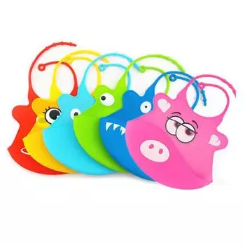 Уродливые забавные детские нагрудники, водонепроницаемые силиконовые нагрудники, детская одежда для кормления, фартуки для новорожденных