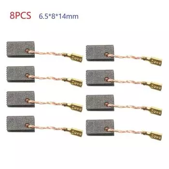 Угольные щетки для угловой шлифовальной машины GWS 7100 7125 Долговечные Упаковка из 8 шт.