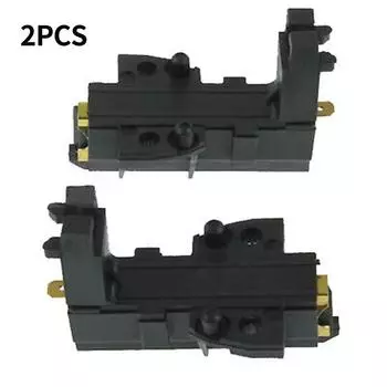 Угольные щетки пластиковые для стиральной машины 2 шт. черные