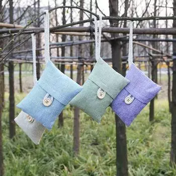 Угольный мешок для дезодорации и удаления формальдегида для бытовых автомобилей, 100 г, новый пакет активированного бамбукового угля для очистки автомобиля в корейском стиле