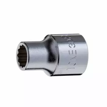 Угол привода гнезда TONE Ширина под ключ 8 мм (12-гранный) 3Д-08 9,5 мм (3/8 )