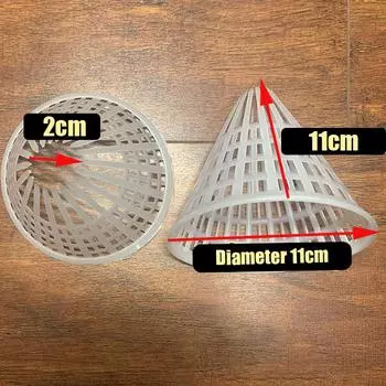 Угорь Вьюн Угорь Осьминог Краб Ловушка Вход Пластиковые Изделия Зубец Рыболовные Снасти Аксессуары Запасные Части Рыболовной Клетки 6.5 чёрный