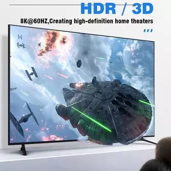 UGOURD HDMI2.1 кабель-адаптер mini micro hdmi в HDMI 2.1 конвертер 48Gpbs 8K60HZ 4K120HZ для HDTV проектора PS4 PS5 ноутбука ПК