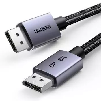 UGREEN 8K Displayport Cable 3M DP1.4 Cable VESA Certified 8K 60Hz 4K 240Hz HDR GSync Compatible 32.4Gbps High Speed ??Gaming Displayport Cable