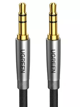 UGREEN аудиокабель мужчина-мужчина прочный нейлоновый Aux кабель стерео мини-штекер кабель для наушников нейлоновый плетеный мужской-мужской аудиокабель высокой прочности