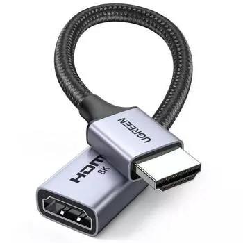 UGREEN HDMI Extension Cable HDMI Extension Cord 8K 60Hz 3D Compatible (HDMI Male to Female) Compatible with PS4/PS3 Fire TV Stick, HDTV, PC, Switch, P