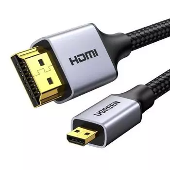 UGREEN Micro HDMI Cable HDMI Micro HDMI Conversion Bidirectional Transmission High Durability 4K 60Hz 3D HDR ARC High Speed ??18Gbps Compatible with T