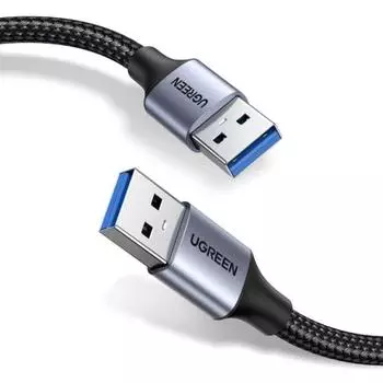 UGREEN USB-кабель «папа» USB 3.0 Тип AA 5 Гбит/с, высокоскоростной??Передача Высокопрочный алюминиевый корпус и нейлоновая оплетка Легкий блок питания Охлаждающий вентилятор