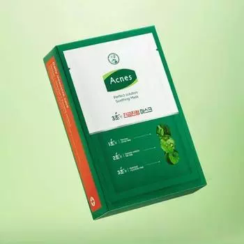 Угри Угревая сыпь Идеальное решение Успокаивающая маска 10 листов План