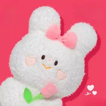 Ухаживающий кролик плюшевая игрушка милая кукла успокаивающая лечебная кукла кролик кукла для кровати пресс 35CM