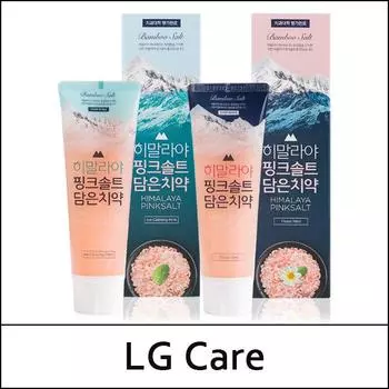 [Уход LG] (j5) Зубная паста Bamboo Salt Himalaya Pink Salt 100г / #Цветочная мята