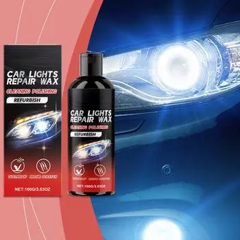 Уход за автомобильными фарами, удаление, осветление, очистка, пожелтение, полировка и крем