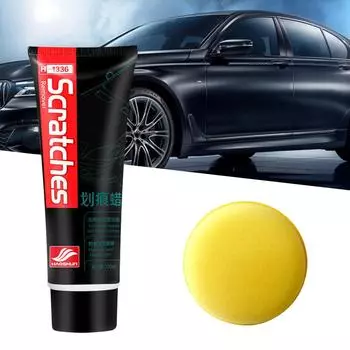 Уход за царапинами на лакокрасочном покрытии автомобиля Полировка и шлифовка автомобилей Мотоциклы Автомобили Паста Полироль Уход Воск Ремонт автомобильных красок Peugeot 100ml sponge
