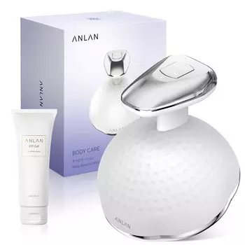 Уход за домашним аппаратом для кавитации лица ANLAN EMS RF Ультразвуковой аппарат для тела Оснащен 7 функциями в 3 типах более 3 уровней IPX6 10 минут белый