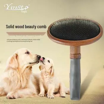 Уход за домашними животными: Удаление шерсти у кошек и собак в античном стиле Oval Retro Massage Comb