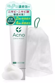Уход за кожей с акне пенка для умывания лечебная Acno care средство для умывания средство для умывания от шрамов от акне средство для умывания густая пена мыло 100 г x 1 (с сеткой) Квази-лекарство