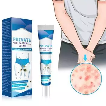 Уход за мужской кожей. Инь-зуд. Облегчение внутреннего зуда бедра. Бережное нанесение на кожу. Восстановление сухости и ощущение расслабления. белый