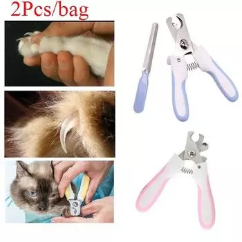 Уход за пальцами ног домашних животных из нержавеющей стали для собак и кошек, кусачки для ногтей, пилочка для ногтей, ножницы для стрижки ногтей, товары для домашних животных 1 шт. S светло-синий
