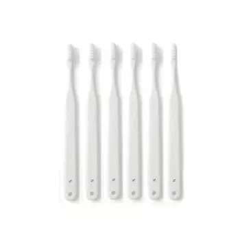 Уход за полостью рта для стоматологов Tuft 12 SS White [Ортодонтическая зубная щетка] [Набор 25] (Супер мягкий) белый