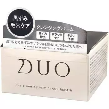 [Уход за порами от черных точек/Освежение и гладкость кожи! ] DUO The Cleansing Balm Black Repair 90 г Увлажняющий уход за порами Средство для снятия макияжа Умывание лица Двойной No F