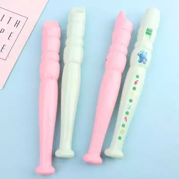 Уход за ребенком 1 шт. Развивающие просветительские игрушки Игрушка Музыкальный инструмент Мультяшный цвет Случайный Раннее образование Пикколо 6 отверстий 6-hole clarinet