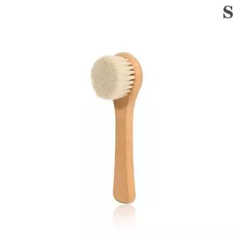 Уход за ребенком Буковая щетка с деревянной ручкой Детская щетка Расческа для новорожденных и младенцев Для массажа головы Для детского душа Чистый Натур S