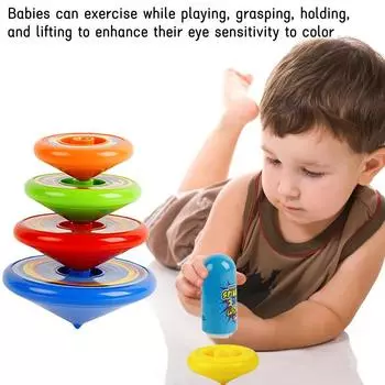 Уход за ребенком Конкурентные игры Пальчиковая игрушка Суповые игрушки Подарочные игрушки Гироскоп Дети С передатчиком Интерактивные игрушки 1Pc gyro transmitter