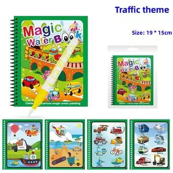 Уход за ребенком Познание объектов Множественный выбор Развитие наблюдательности и практических навыков у детей Игрушки Волшебная книга Игрушки для мальчиков и девочек Traffic theme