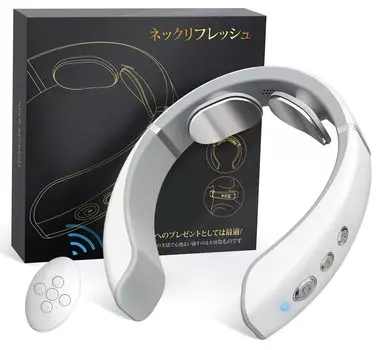 Уход за шеей Электрический массажер для шеи Массажер для шеи TENS W Effect x Heating В комплект входит пульт дистанционного управления 19 уровней регулировки интенсивности 10 режимов Японский