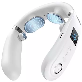 Уход за шеей Устройство для расслабления шеи Liaolee 2025 Новый дизайн x Вибрация x EMS TENS W Японское голосовое руководство Легкое освежение шеи Расслабление шеи