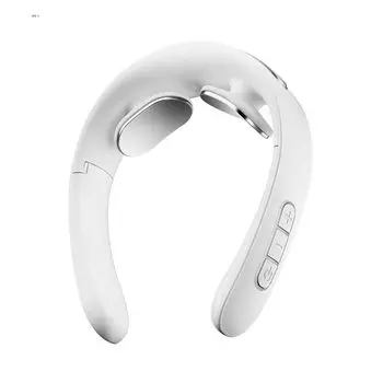 Уход за шеей Устройство для расслабления шеи 2024 года выпуска Складной EMS TENS x Прогревание x Вибрация Отлично подходит в качестве подарка Японские голосовые подсказки Простота в эксплуатации Ультра