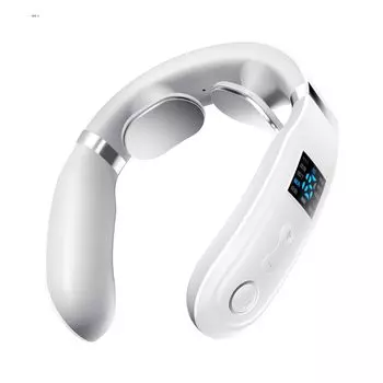 Уход за шеей Устройство для релаксации шеи Новое ввело Эффект нагрева x EMS Шея Шея Горячий USB 10 типов 16 уровней интенсивности ЖК-дисплей Японский голос Простой