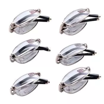 Уход за складными очками для чтения с очками в коробке Складные очки для дальнозоркости Очки для пресбиопии 250