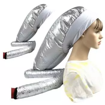 Уход за волосами Большой превосходный водонепроницаемый парикмахерский электрический фен для сушки волос шапочка электрический фен капор серебряный