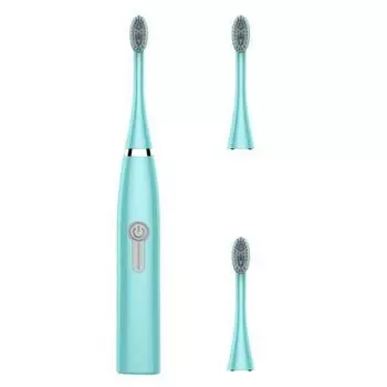 Уход за зубами Водонепроницаемая креативная ультразвуковая водонепроницаемая автоматическая электрическая зубная щетка на батарейках синий