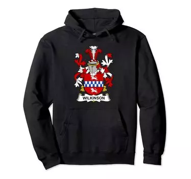Уилкинсон - Герб - Толстовка с капюшоном Family Crest