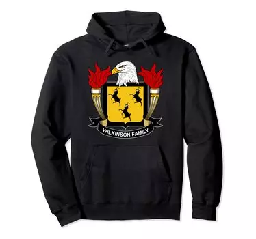 Уилкинсон - Герб - Толстовка с капюшоном Family Crest