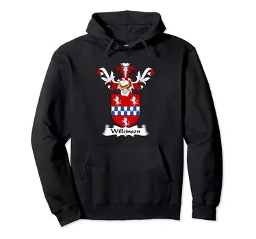 Уилкинсон - Герб - Толстовка с капюшоном Family Crest
