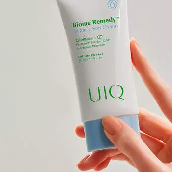 UIQ Biome Remedy Watery Sun Cream 50 мл SPF50+ PA++++, KBeauty, корейская косметика, образец