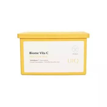 UIQ Biome Vita C ежедневная маска для сияния кожи 350 мл 30 шт.