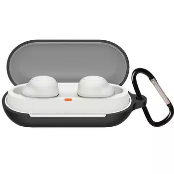 UIUIKA для SONY чехол Sony защитный чехол мягкий силиконовый Sony чехол падение царапина карабин предотвращение потери WF-C700N WF-C700N WF-C700N предотвращение, чёрный