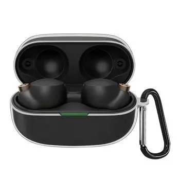 UIUIKA для SONY чехол Sony защитный чехол из ТПУ Sony чехол падение царапина карабин предотвращение потери WF-1000XM4 WF-1000XM4 WF-1000XM4 предотвращение, чистый