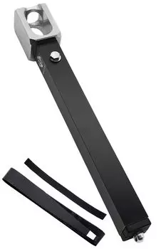 UJack Peg Hammer Сделано в Японии Компактный молоток Peaks Маленький прямой молоток Camp Hammer Квадрат из нержавеющей стали В комплекте черная резина (Корпус + Рукоятка)