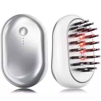 UJHOSLD электрический электрический скальп EMS уход за кожей головы 3D светодиодный свет лифтинг кожи головы лицо красота лица красивые волосы все тело для домашнего бизнеса подарок щетка, белый