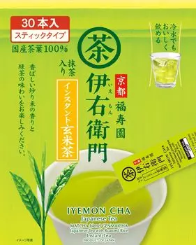 Uji Dew Iyemon Instant Genmaicha Stick xx 3 шт. (0,8г 30P)